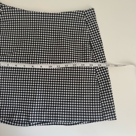 Urban Outfitters Womens Mini Skirt Size S Black White Gingham Plaid Preppy Y2K - Picture 8 of 10
